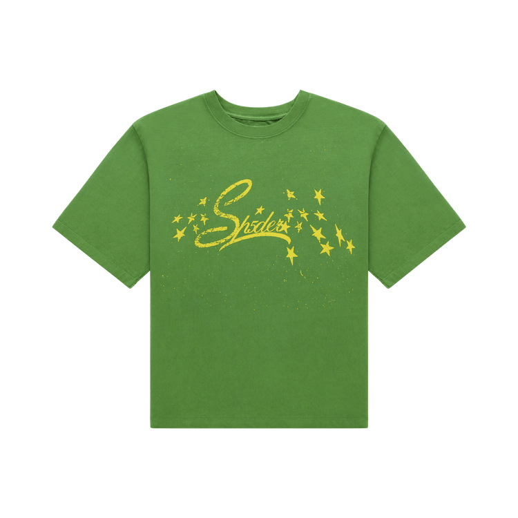Sp5der Kelly Green Cuntry Spray Tee "Kelly Green"