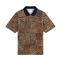 Aimé Leon Dore Printed Piqué Polo "Paisley"