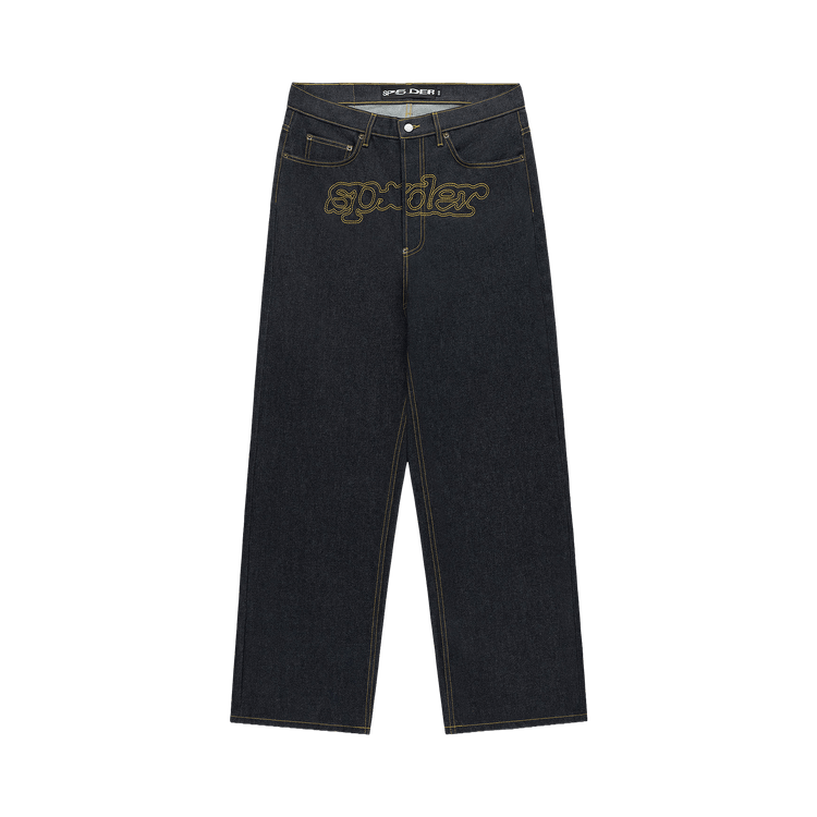 Sp5der Punk V3 Logo Denim Jean "Indigo Denim"