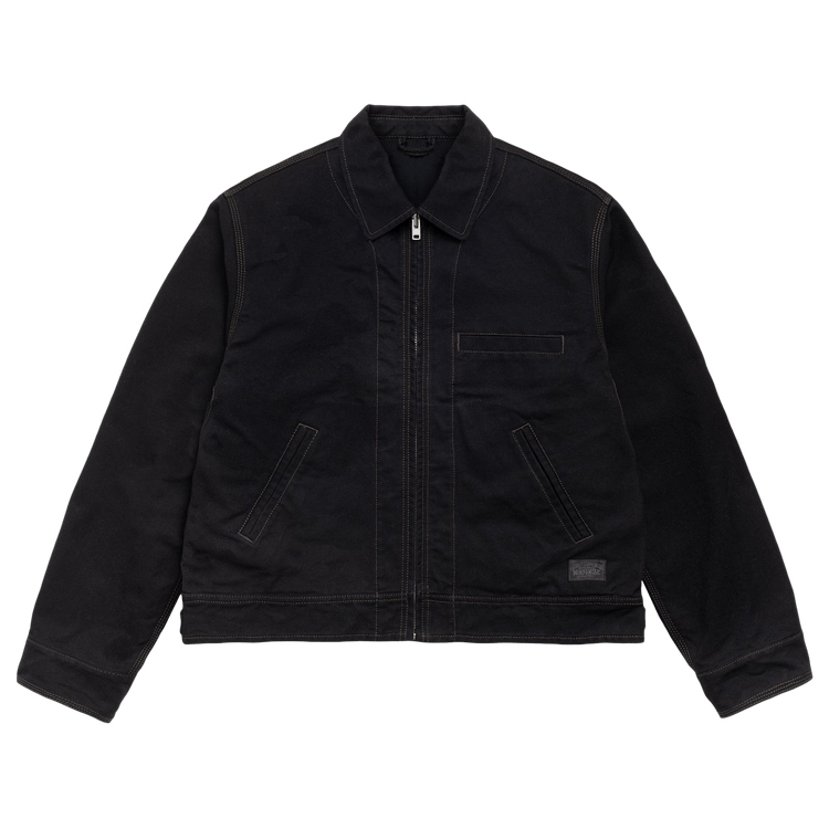 Stussy Work Jacket Collared "Black"