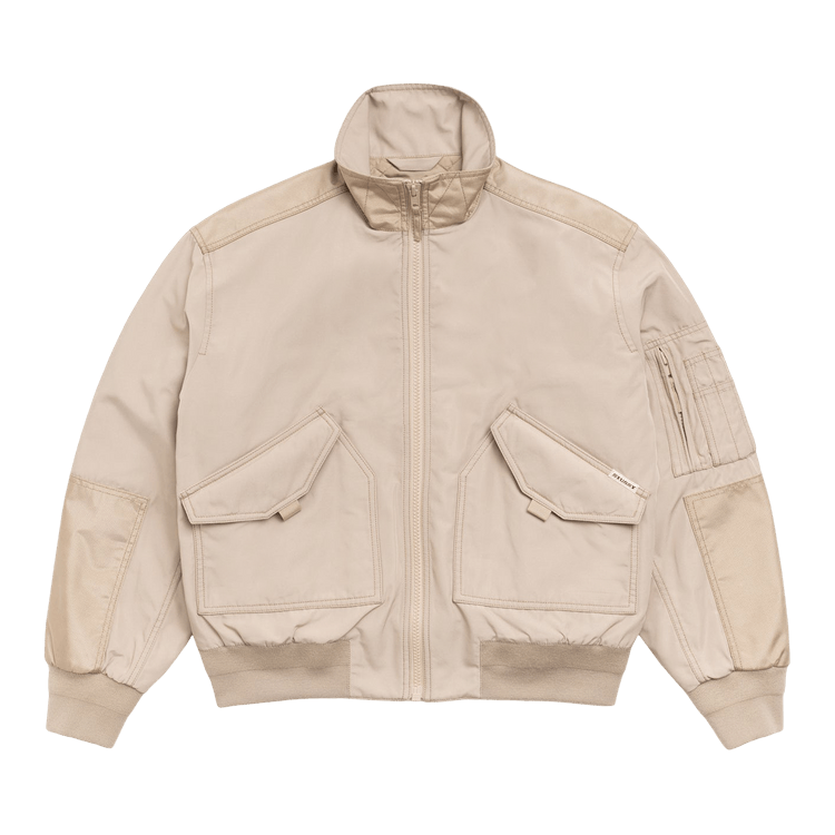 Stussy Mock Neck Flight Bomber "Khaki"