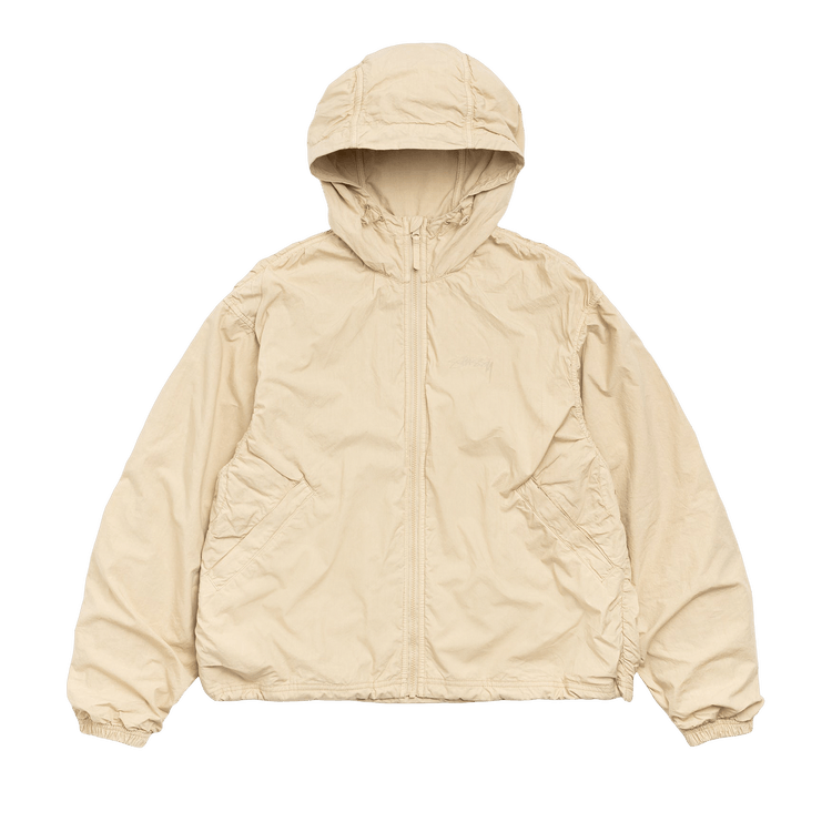 Stussy Double Cotton Hooded Jacket "Sand"