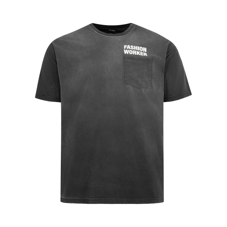 Willy Chavarria Fashion Worker Easy Tee "Black"