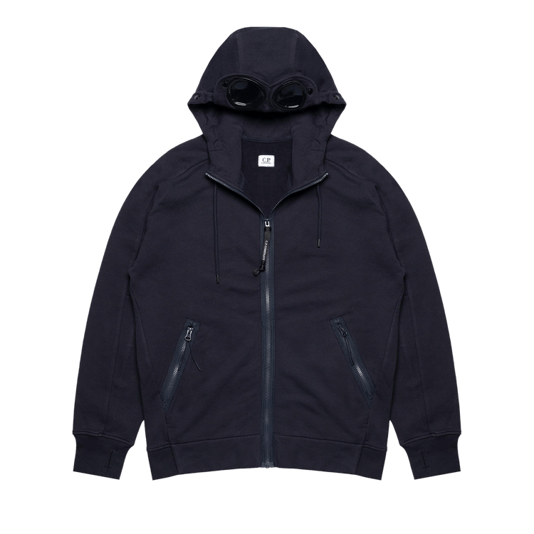 C.P. Company Diagonal Raised Fleece Goggle Sweatshirt "Total Eclipse"