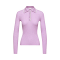 Moncler Long-Sleeve Polo "Purple"