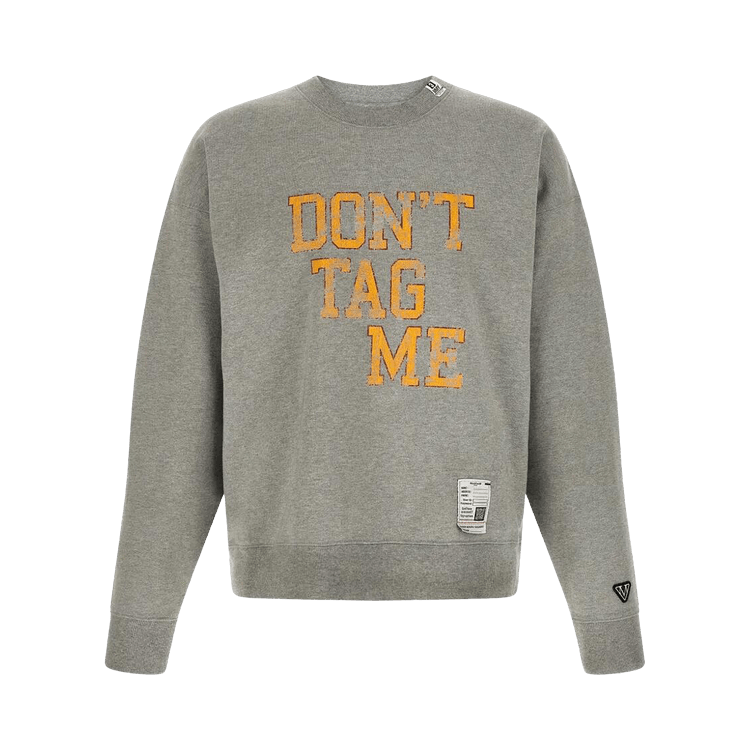Maison Mihara Yasuhiro Don't Tag Me Printed Pullover 'Grey'