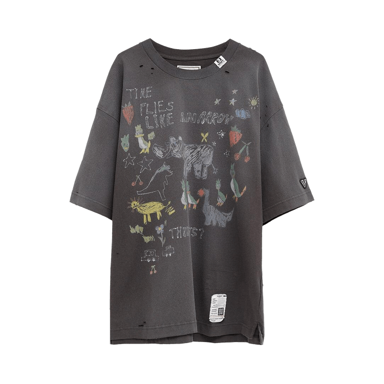 Maison Mihara Yasuhiro Doodle Tee "Black"