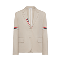 Thom Browne Relaxed Fit Classic Sport Coat "Beige"