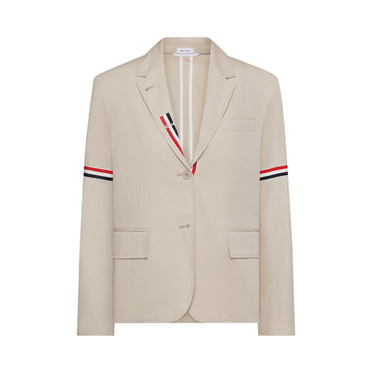 Thom Browne Relaxed Fit Classic Sport Coat "Beige"