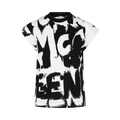 Alexander McQueen Graffiti Print T-Shirt "White/Black"