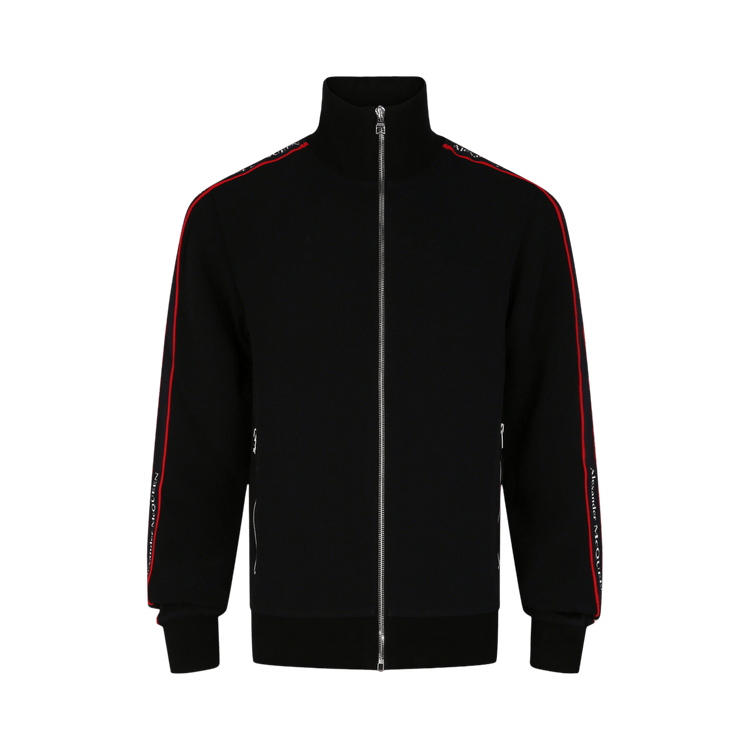Alexander McQueen Logo Tape Track Jacket "Black"