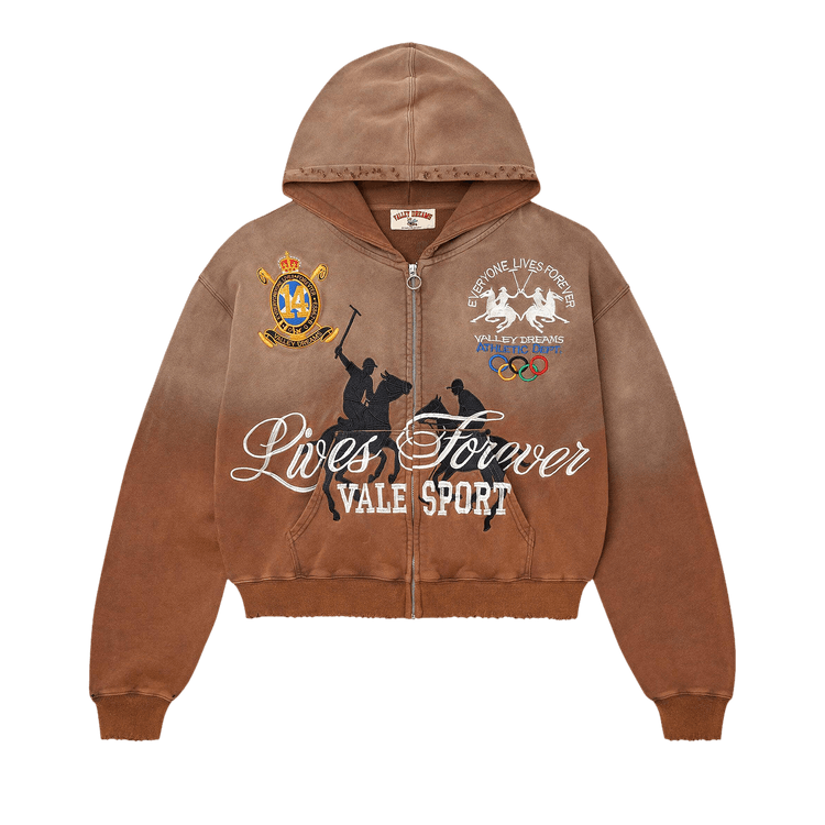 Vale Forever Vanderbilt Zip Up "Brown"