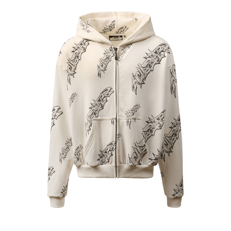 Hellstar Graffiti Zip-Up "White"