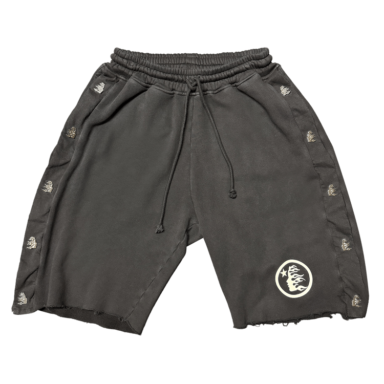 Hellstar Mirror Face Shorts "Black"