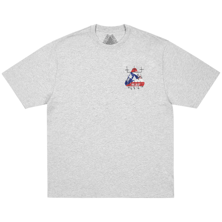 Palace King Tri T-Shirt "Grey Marl"