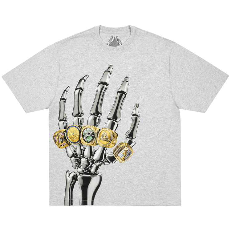 Palace Mechanical Champion T-Shirt "Grey Marl"