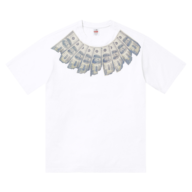 Supreme x MM6 Maison Margiela Money Short-Sleeve Top "White"