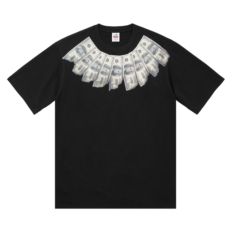 Supreme x MM6 Maison Margiela Money Short-Sleeve Top "Black"