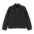 Auralee Bonded Tropical Wool Zip Blouson "Top Charcoal"