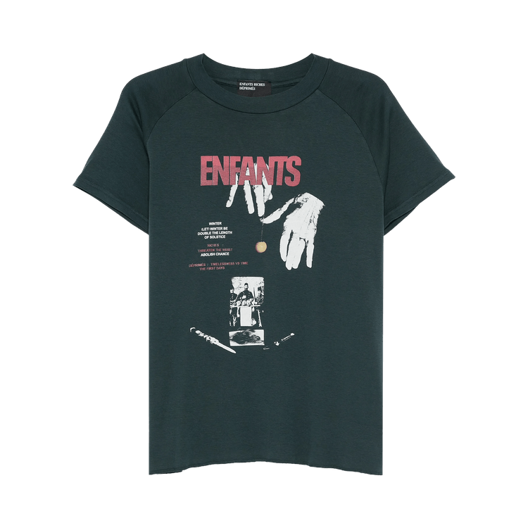 Enfants Riches Déprimés Double The Length Of Solstice Raglan T-Shirt "Faded Green"