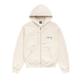 Stussy Stack Zip Hoodie Pigment Dyed "Bone"