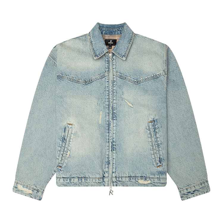 Represent Clo x Guns N' Roses Denim Jacket 'Light Vintage Blue'