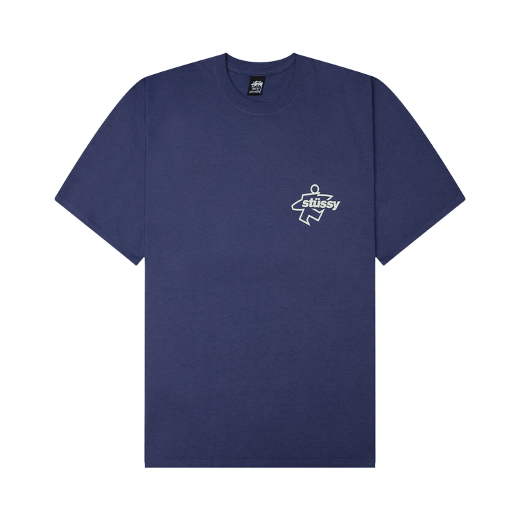 Stussy Surf Size Pigment Dyed Tee "Indigo"