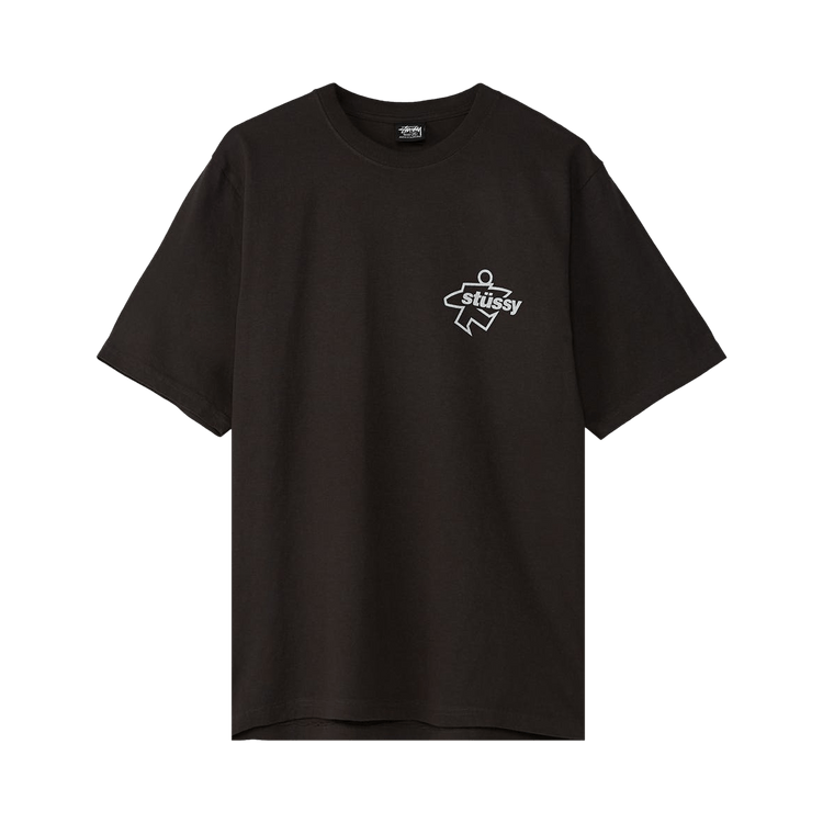 Stussy Surf Size Pigment Dyed Tee "Faded Black"