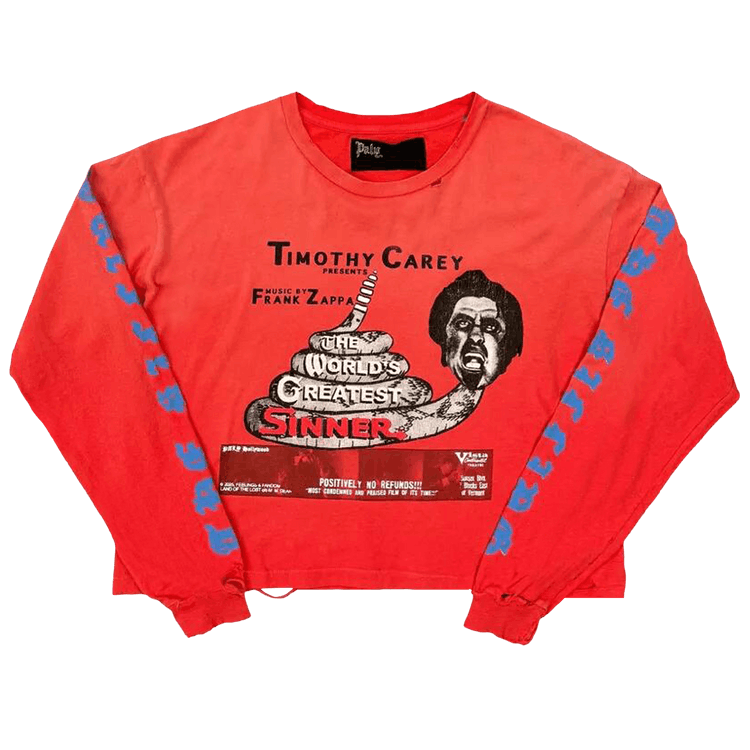 Paly Hollywood East Of Eden Long-Sleeve T-Shirt "Red"