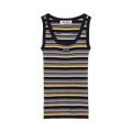 Miu Miu Cotton Stripes Tank "Bleu"
