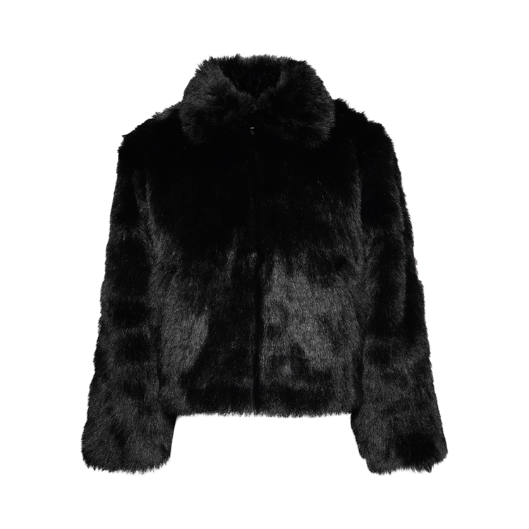 032C Muddy Faux Fur Blouson "Black/Brown"