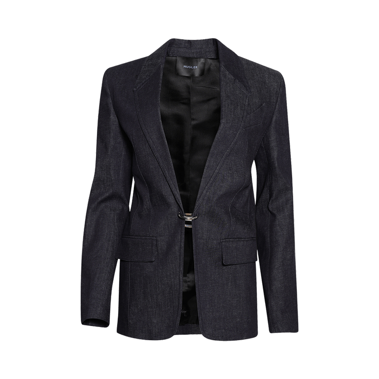 Mugler Blazer "Raw Blue"