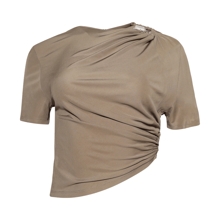 Christopher Esber Bezel Quartz Jersey Tee "Eucalyptus"