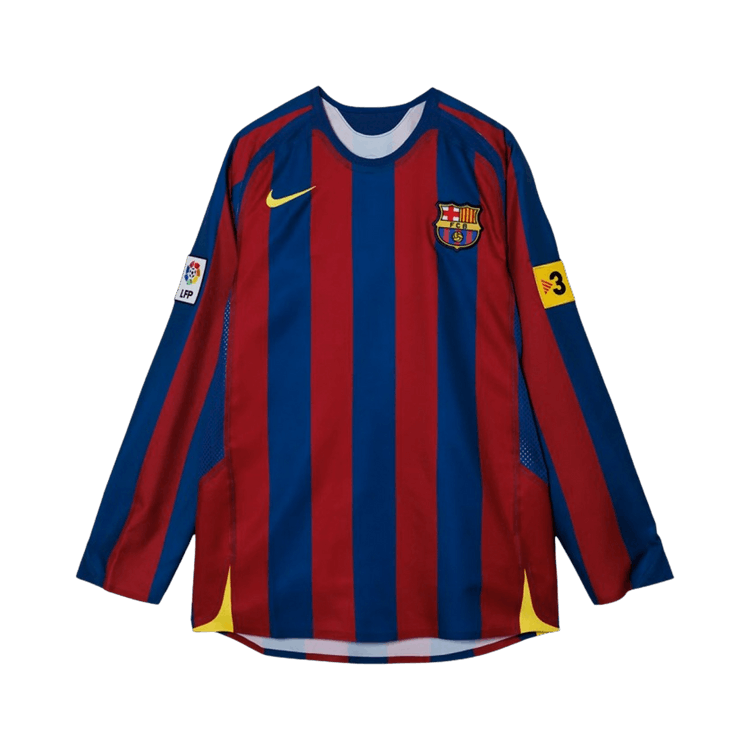 Nike FC Barcelona 2005/06 Reissue Replica Long-Sleeve Jersey "Red/Blue"