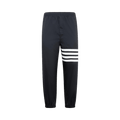 Thom Browne 4 Bar Drawcord Waist Track Pant In Shiny Ripstop "Navy"