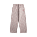 Willy Chavarria Ruff Rider Track Pant "Red/White Picnic Plaid"