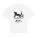 CELINE Relaxed T-Shirt "Optic White/Black"