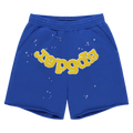 Sp5der Varsity Web Sweatshort "Blue"
