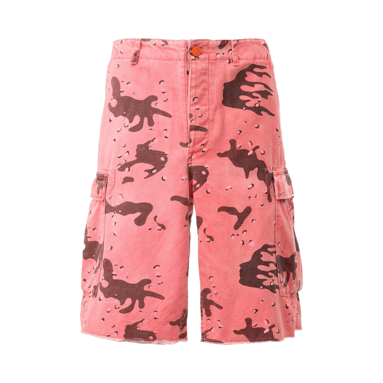 Hellstar Camo Shorts "Pink"
