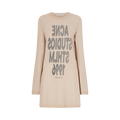 Acne Studios Graphic Dress "Light Beige"