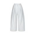 Amomento Three Tuck Banding Pants "Grey"
