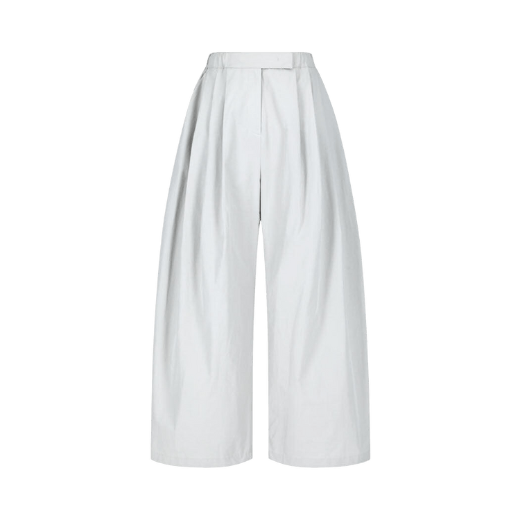 Amomento Three Tuck Banding Pants "Grey"