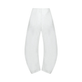 Amomento Curved Silhouette Pants "White"