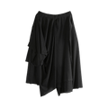 Yohji Yamamoto Draped Skirt "Black"