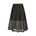 Amomento Pleated Midi Skirt "Brown"