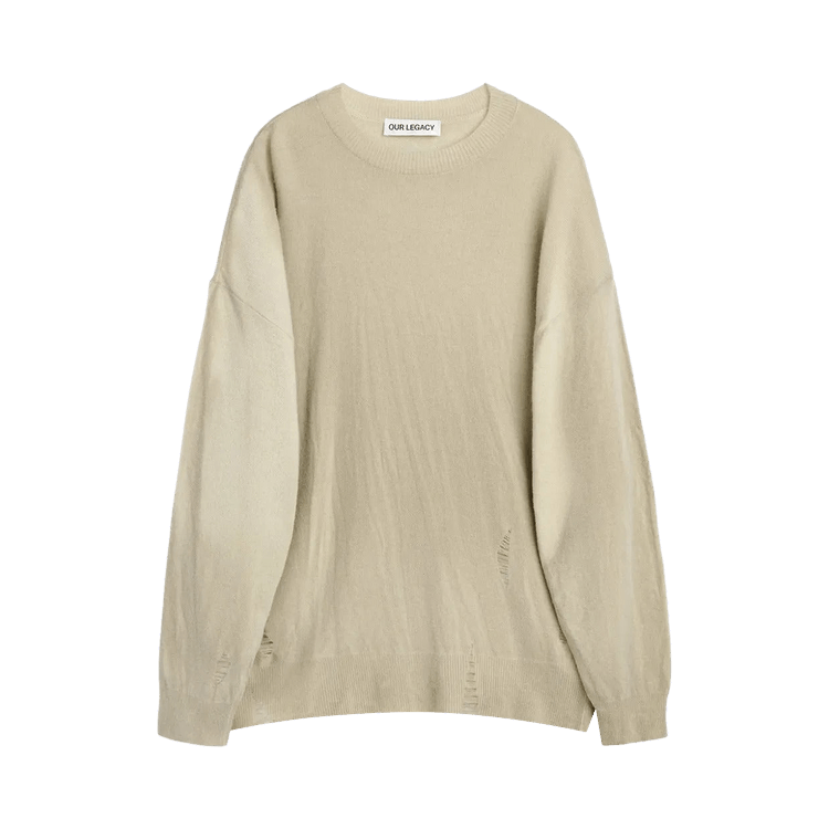 Our Legacy Slant Knit "Moss Spray Dye Cherub Wool"