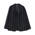 Yohji Yamamoto Pour Homme Wide Stripe Jacket "Grey"
