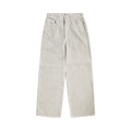 Auralee Garment-Dyed Finx Corduroy 5p Wide Pants "White Khaki"