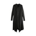 Yohji Yamamoto Button Detail Flap Dress "Black"