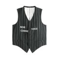 Yohji Yamamoto Pour Homme Stripe Vest "Black"